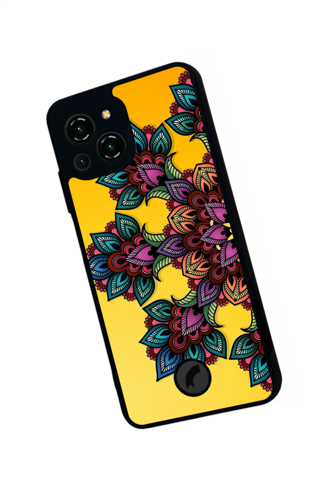 Reeder S23 Pro Max Uyumlu Mandala Tasarımlı Glossy Premium Kılıf