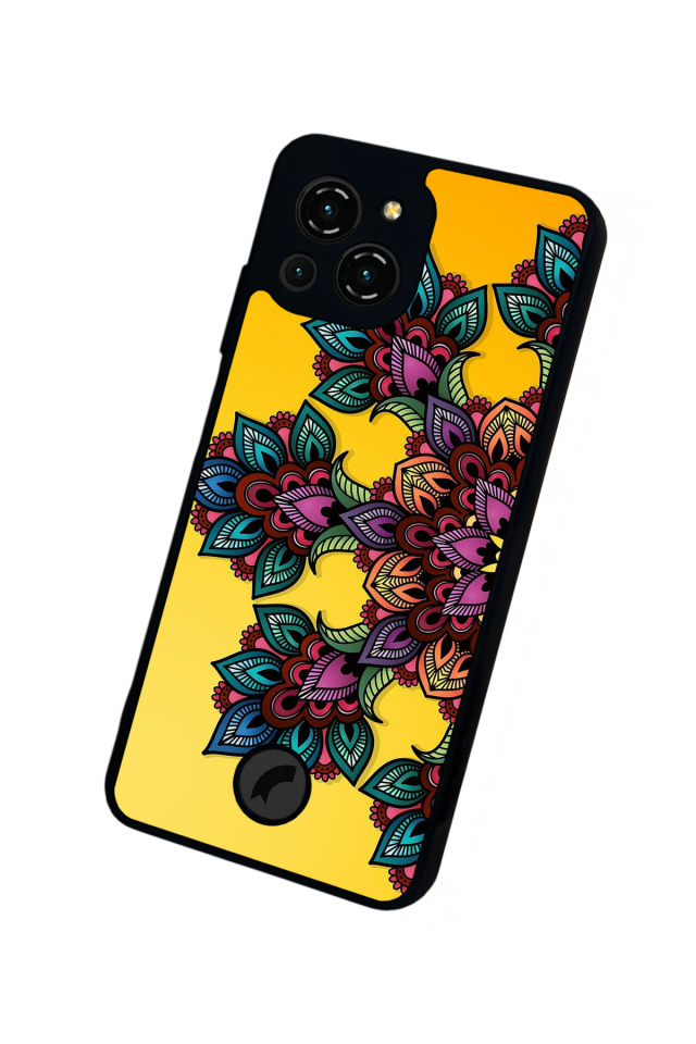 Reeder S23 Pro Max Uyumlu Mandala Tasarımlı Glossy Premium Kılıf