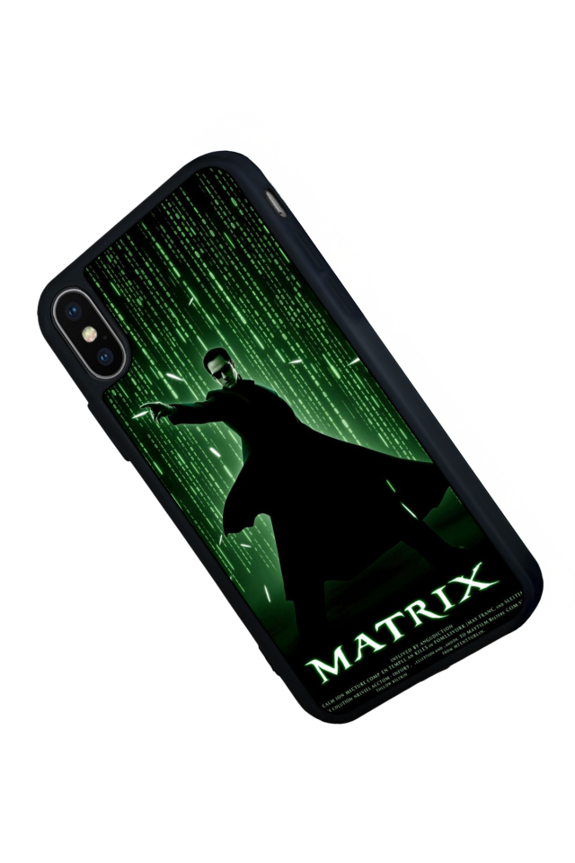 iPhone XS Max Uyumlu MatriiPhone XS Max Tasarımlı Glossy Premium Kılıf