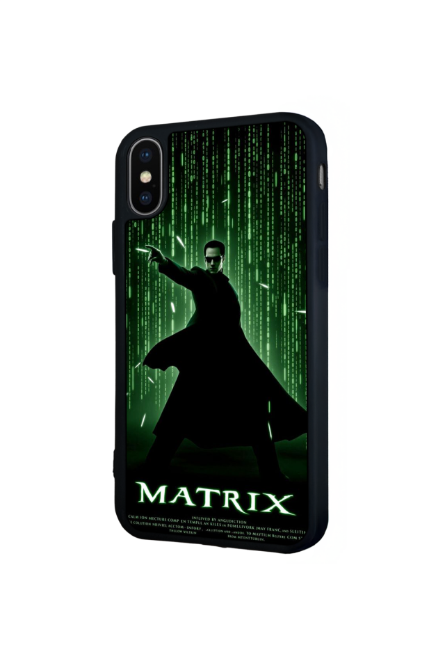 iPhone XS Max Uyumlu MatriiPhone XS Max Tasarımlı Glossy Premium Kılıf