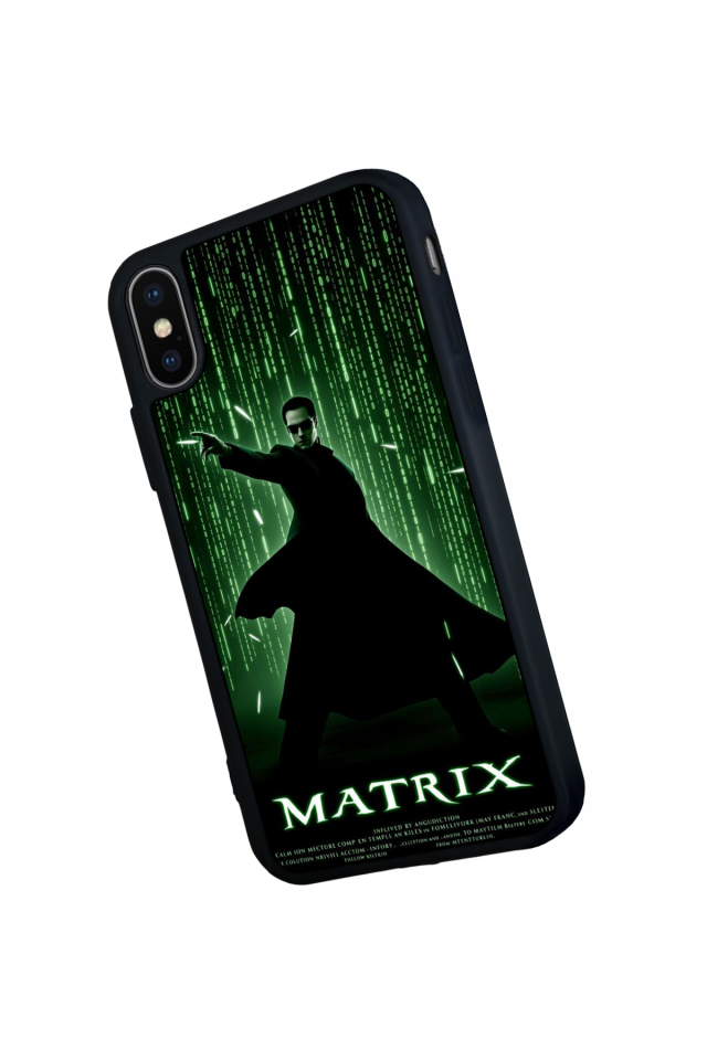 iPhone XS Max Uyumlu MatriiPhone XS Max Tasarımlı Glossy Premium Kılıf