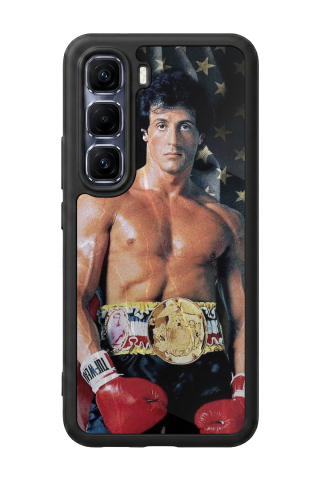 Infinix Hot 60 Pro Plus Uyumlu Rocky Tasarımlı Glossy Premium Kılıf