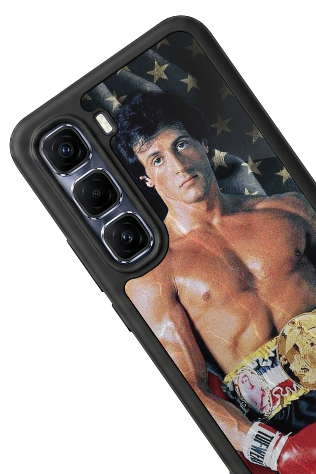 Infinix Hot 60 Pro Plus Uyumlu Rocky Tasarımlı Glossy Premium Kılıf