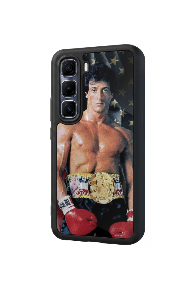 Infinix Hot 60 Pro Plus Uyumlu Rocky Tasarımlı Glossy Premium Kılıf