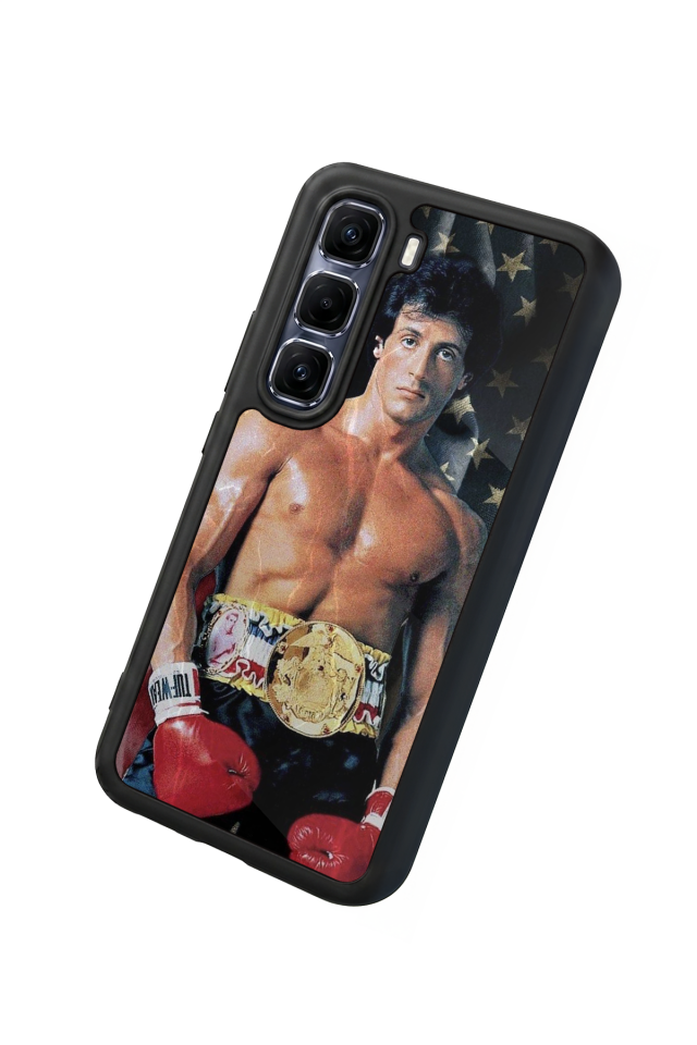Infinix Hot 60 Pro Plus Uyumlu Rocky Tasarımlı Glossy Premium Kılıf