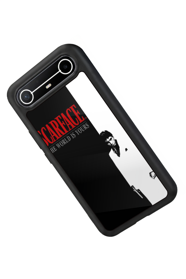 Tecno Spark Slim 5G Uyumlu Scarface Tasarımlı Glossy Premium Kılıf