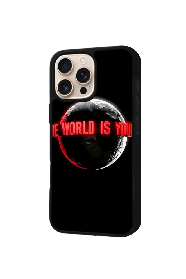 iPhone 16 Pro Max Uyumlu Scarface Tasarımlı Glossy Premium Kılıf