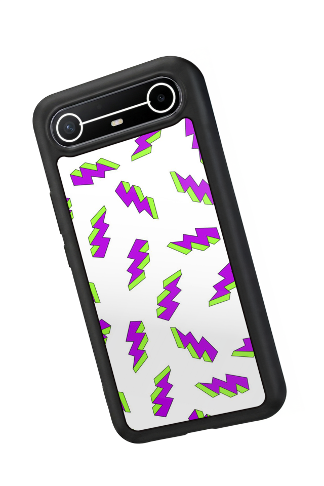 Tecno Spark Slim 5G Uyumlu Simsek Tasarımlı Glossy Premium Kılıf