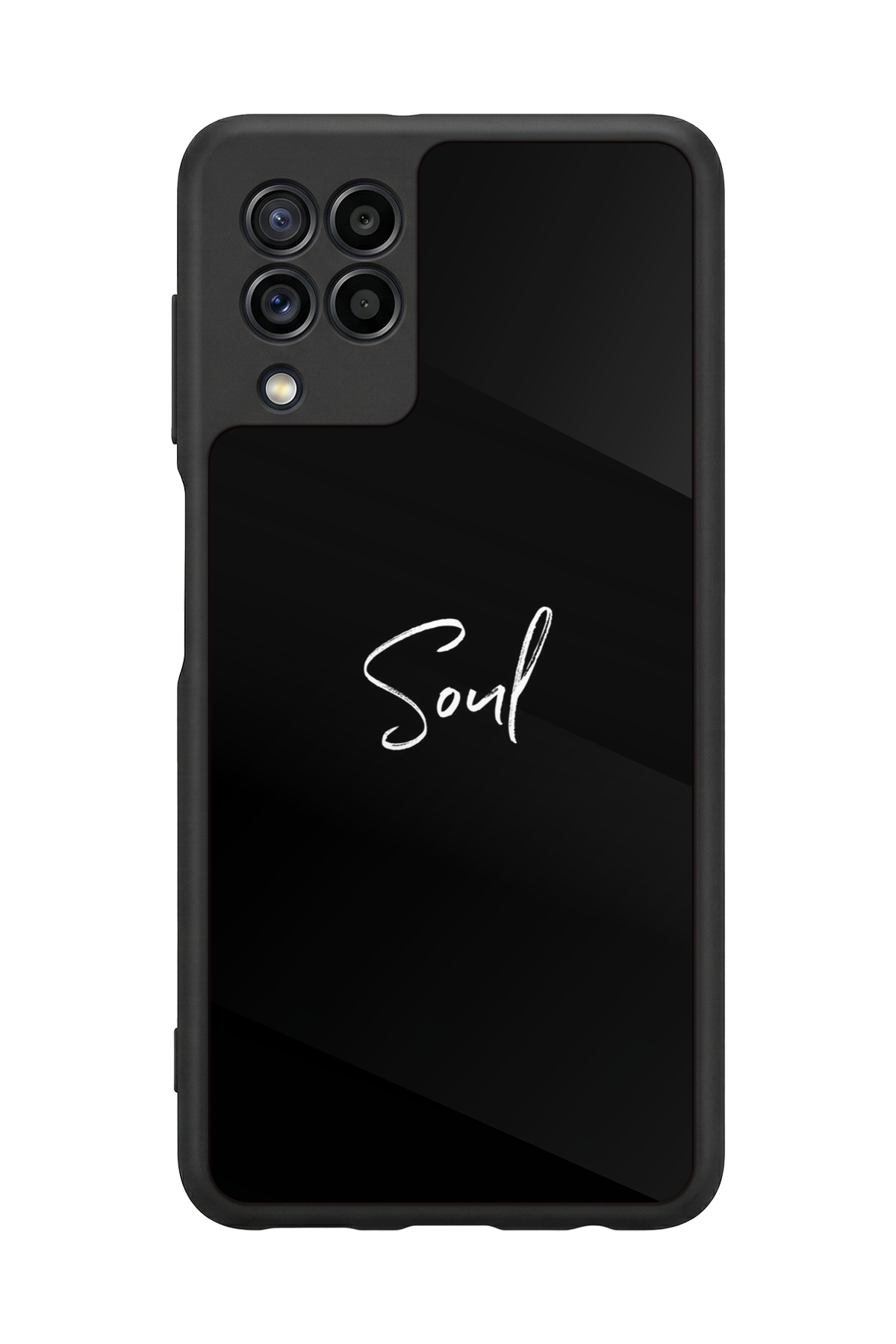 Samsung Galaxy M22 Uyumlu SOUL Tasarımlı Glossy Premium Kılıf