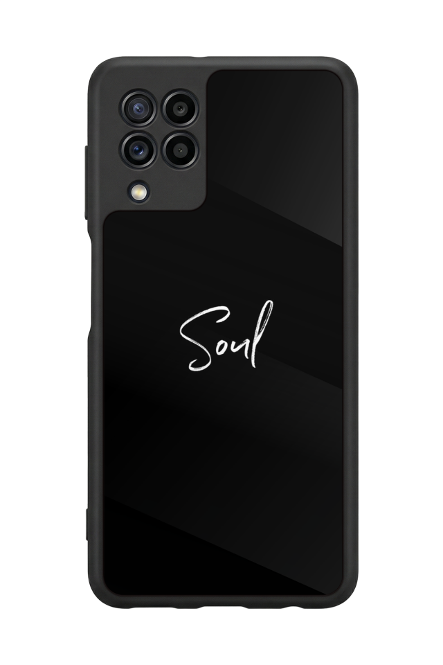 Samsung Galaxy M22 Uyumlu SOUL Tasarımlı Glossy Premium Kılıf