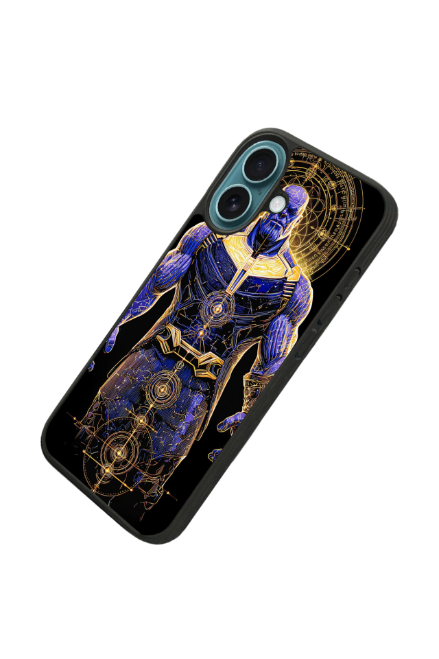 iPhone 16 Plus Uyumlu Thanos Tasarımlı Glossy Premium Kılıf