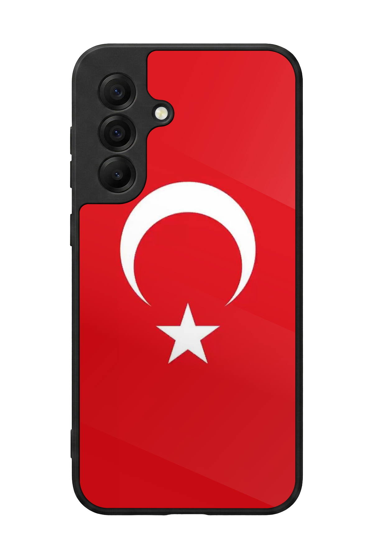 Samsung Galaxy A17 Uyumlu Türk Bayragi Tasarımlı Glossy Premium Kılıf