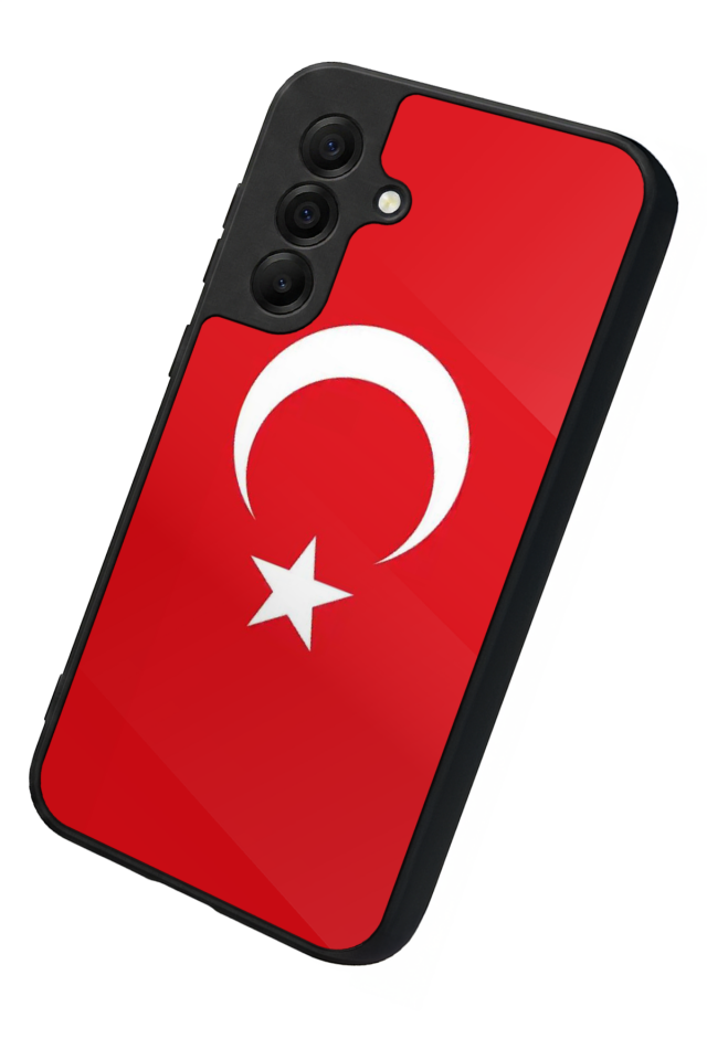 Samsung Galaxy A17 Uyumlu Türk Bayragi Tasarımlı Glossy Premium Kılıf