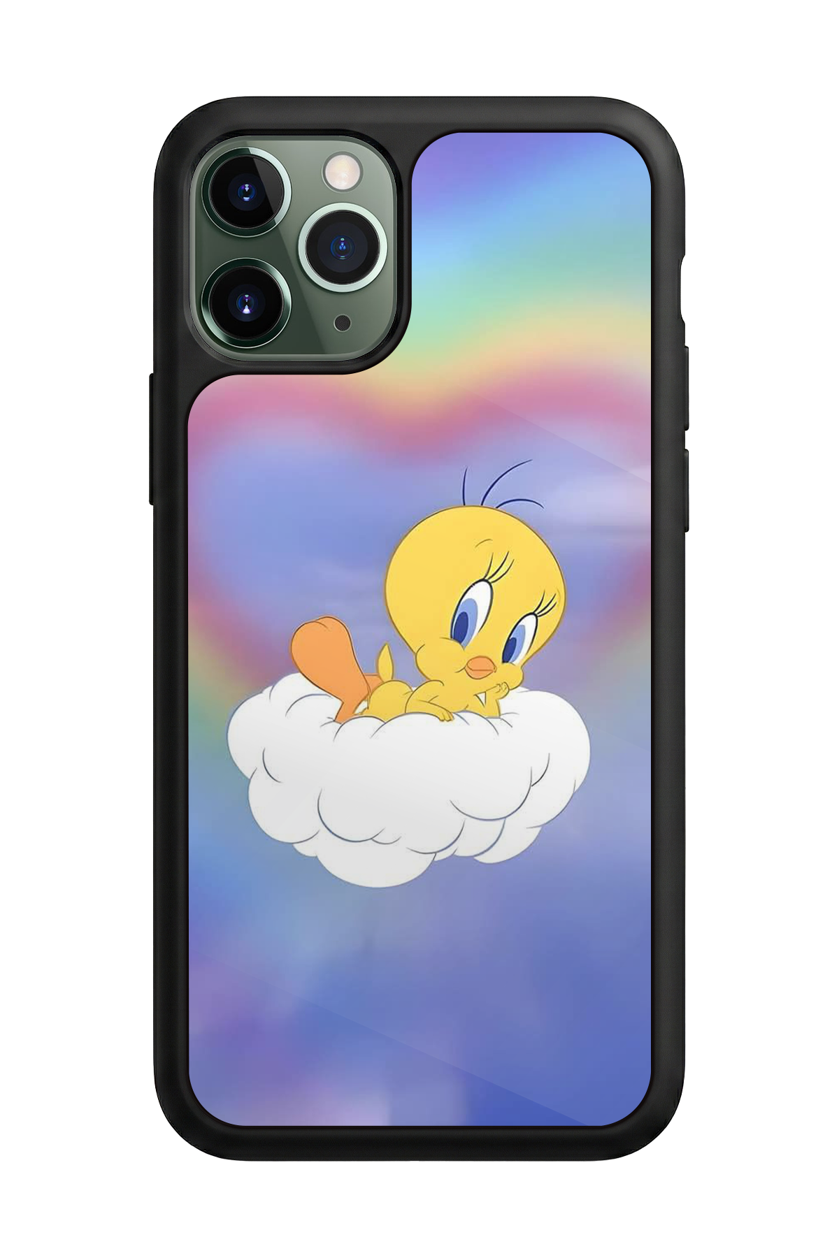 iPhone 11 Pro Max Uyumlu Tweety Tasarımlı Glossy Premium Kılıf