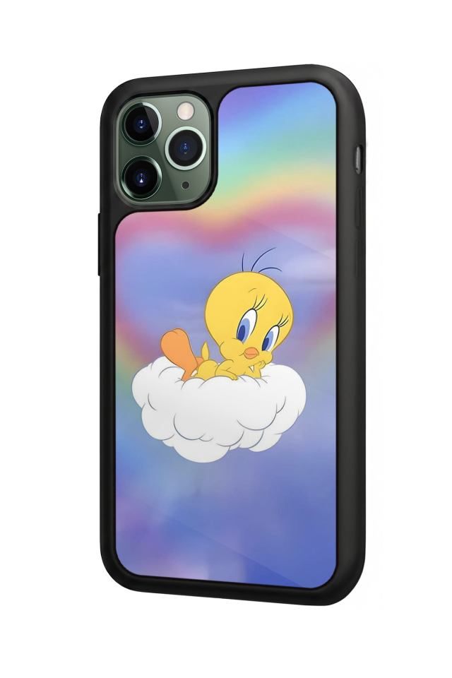 iPhone 11 Pro Max Uyumlu Tweety Tasarımlı Glossy Premium Kılıf