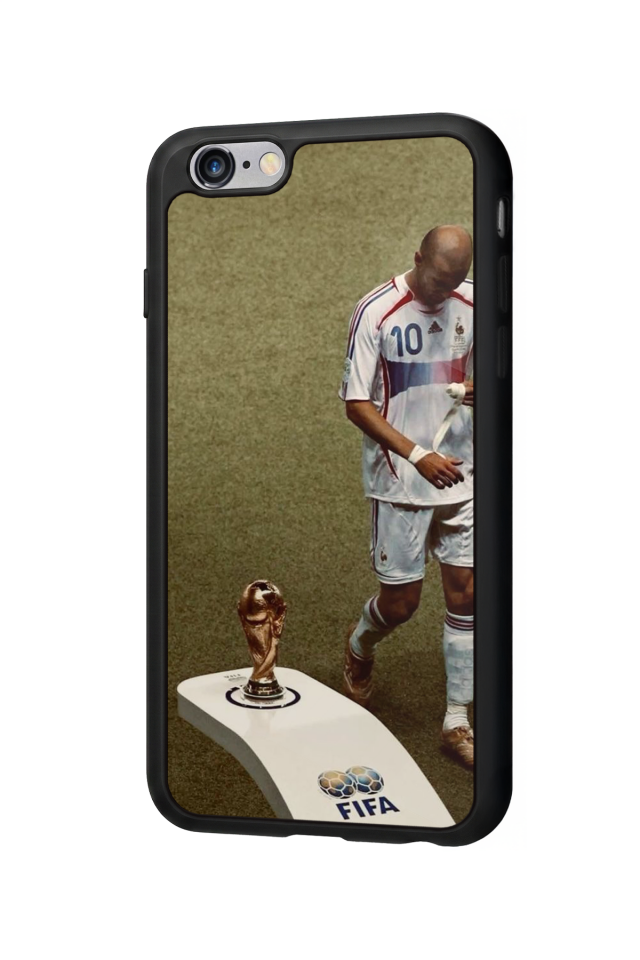 iPhone 6 Plus Uyumlu Zidane Tasarımlı Glossy Premium Kılıf