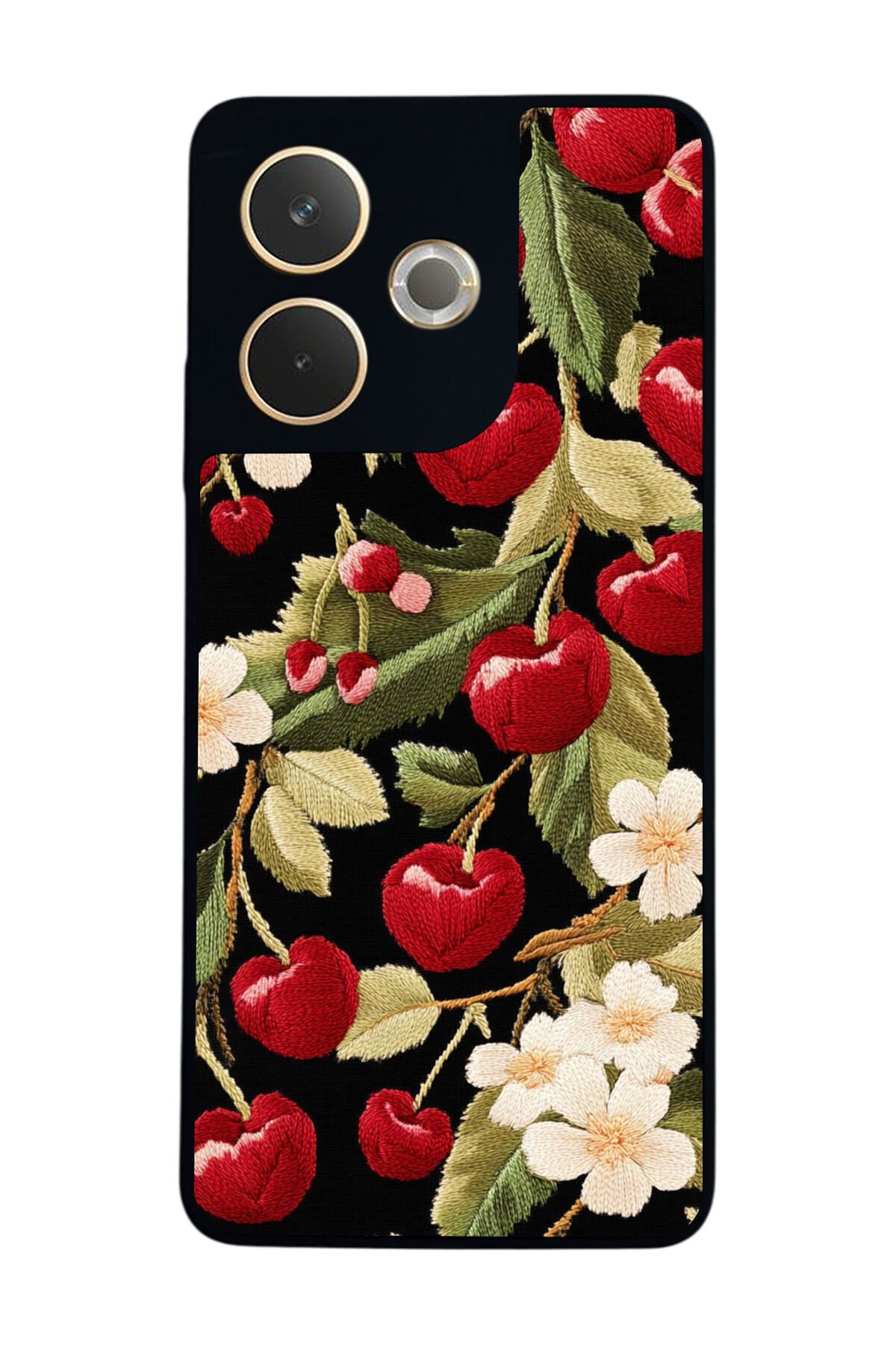 Oppo A5 Pro Uyumlu Floral Tasarımlı Glossy Premium Kılıf