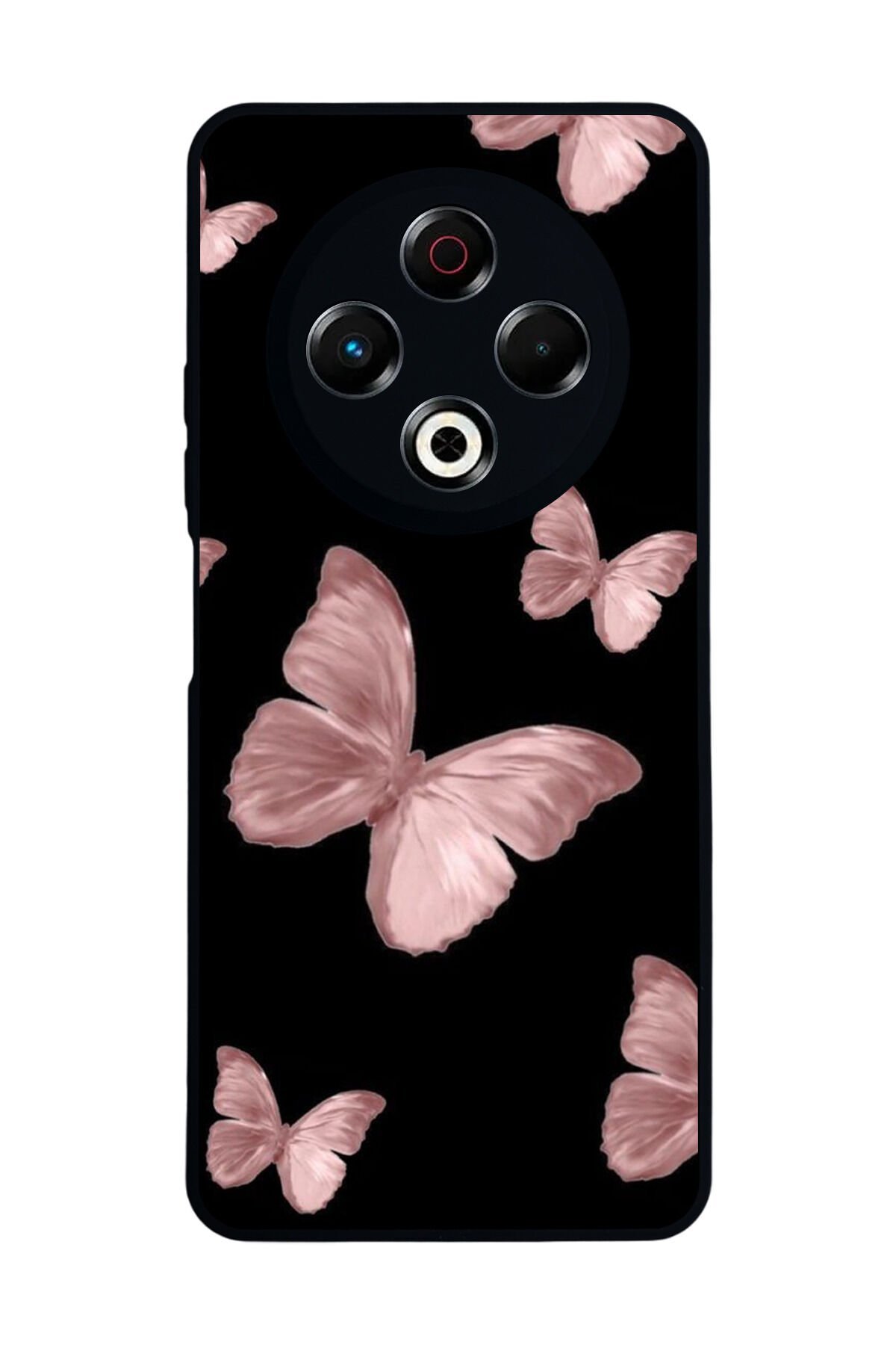 Tecno Spark 30 Uyumlu Kelebek Tasarımlı Glossy Premium Kılıf