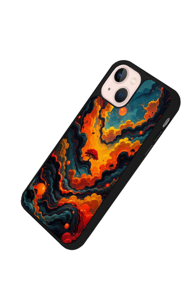 iPhone 15 Uyumlu Abstract Tasarımlı Glossy Premium Kılıf