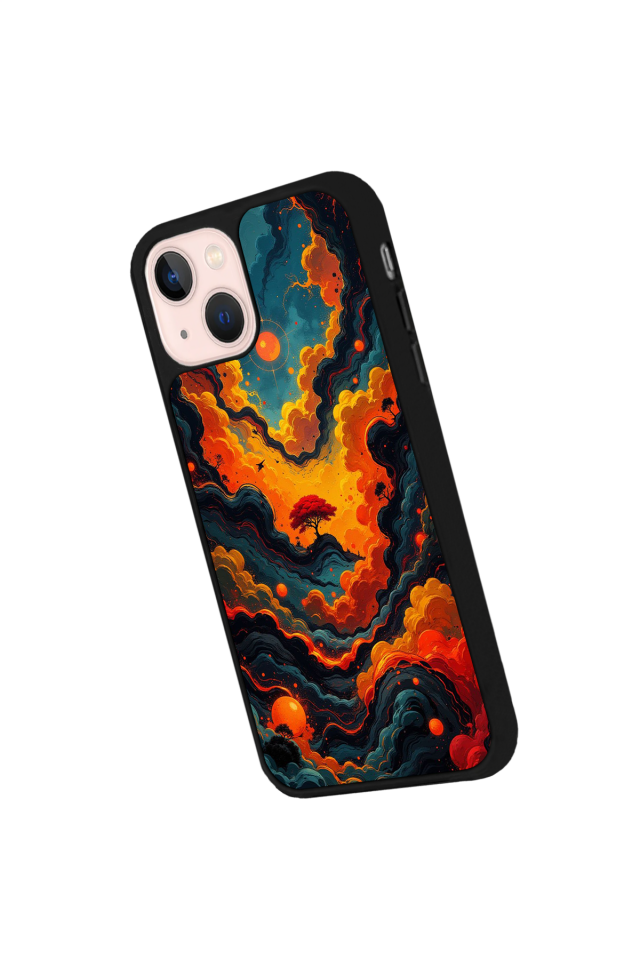 iPhone 15 Uyumlu Abstract Tasarımlı Glossy Premium Kılıf