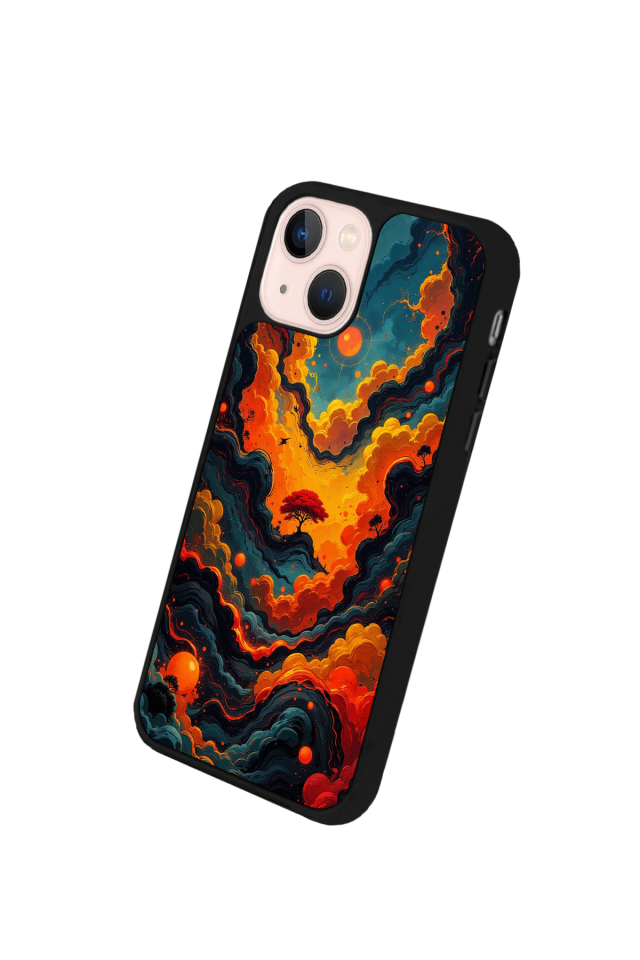 iPhone 15 Uyumlu Abstract Tasarımlı Glossy Premium Kılıf