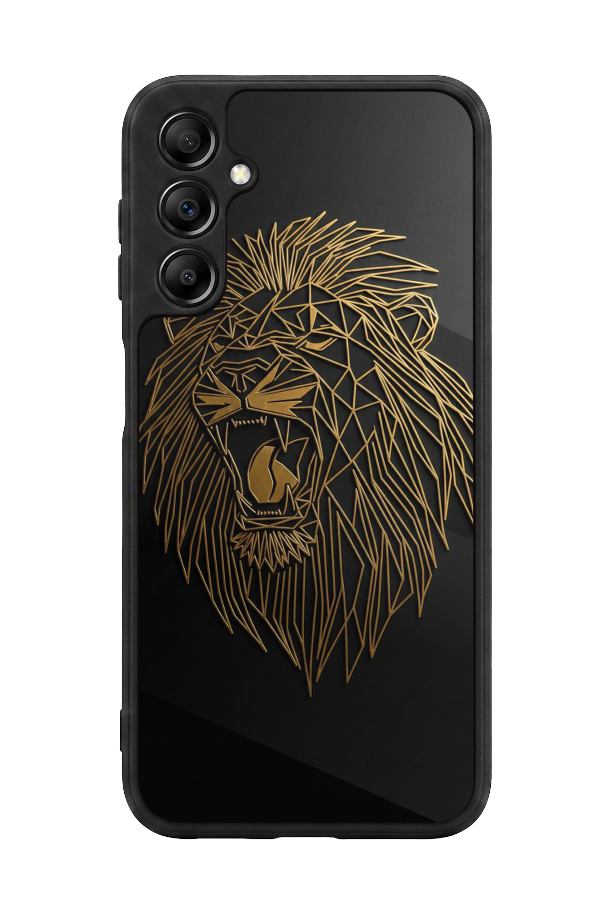 Samsung Galaxy A14 Uyumlu Aslan Tasarımlı Glossy Premium Kılıf