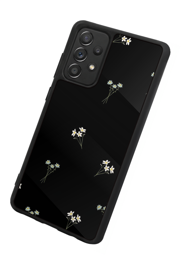 Samsung Galaxy A72 Uyumlu Cicek Tasarımlı Glossy Premium Kılıf