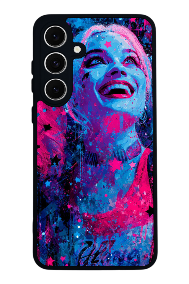 Samsung Galaxy S24 FE Uyumlu HarleyQueen Tasarımlı Glossy Premium Kılıf