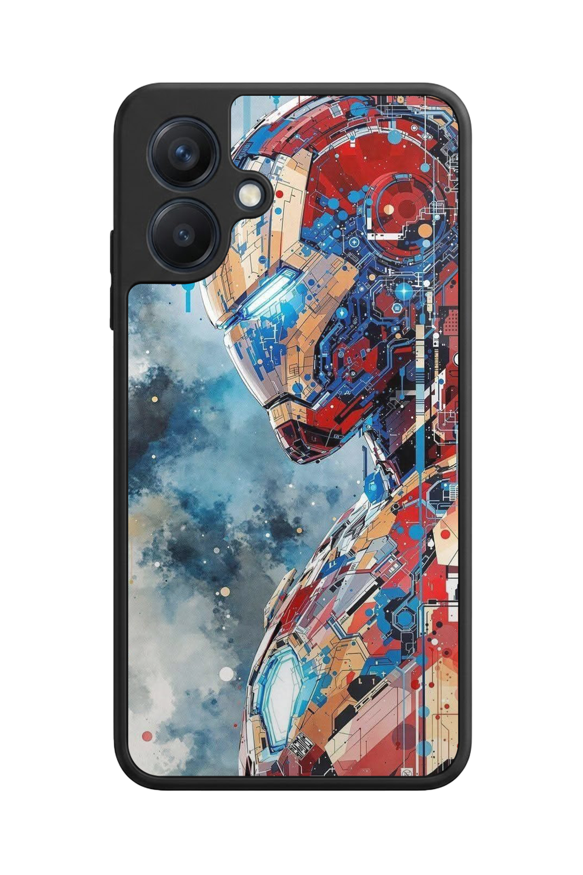 Samsung Galaxy A07 Uyumlu Iron Man ( Demir Adam ) Tasarımlı Glossy Premium Kılıf