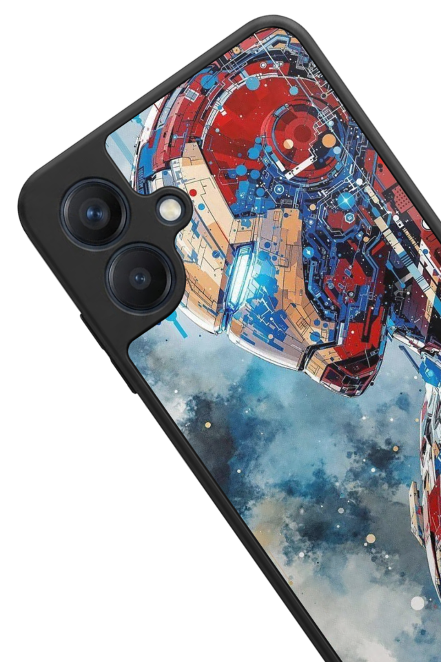 Samsung Galaxy A07 Uyumlu Iron Man ( Demir Adam ) Tasarımlı Glossy Premium Kılıf