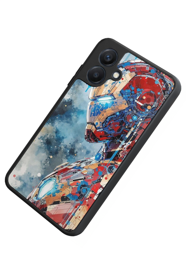 Samsung Galaxy A07 Uyumlu Iron Man ( Demir Adam ) Tasarımlı Glossy Premium Kılıf