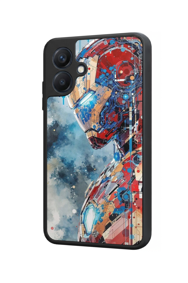 Samsung Galaxy A07 Uyumlu Iron Man ( Demir Adam ) Tasarımlı Glossy Premium Kılıf