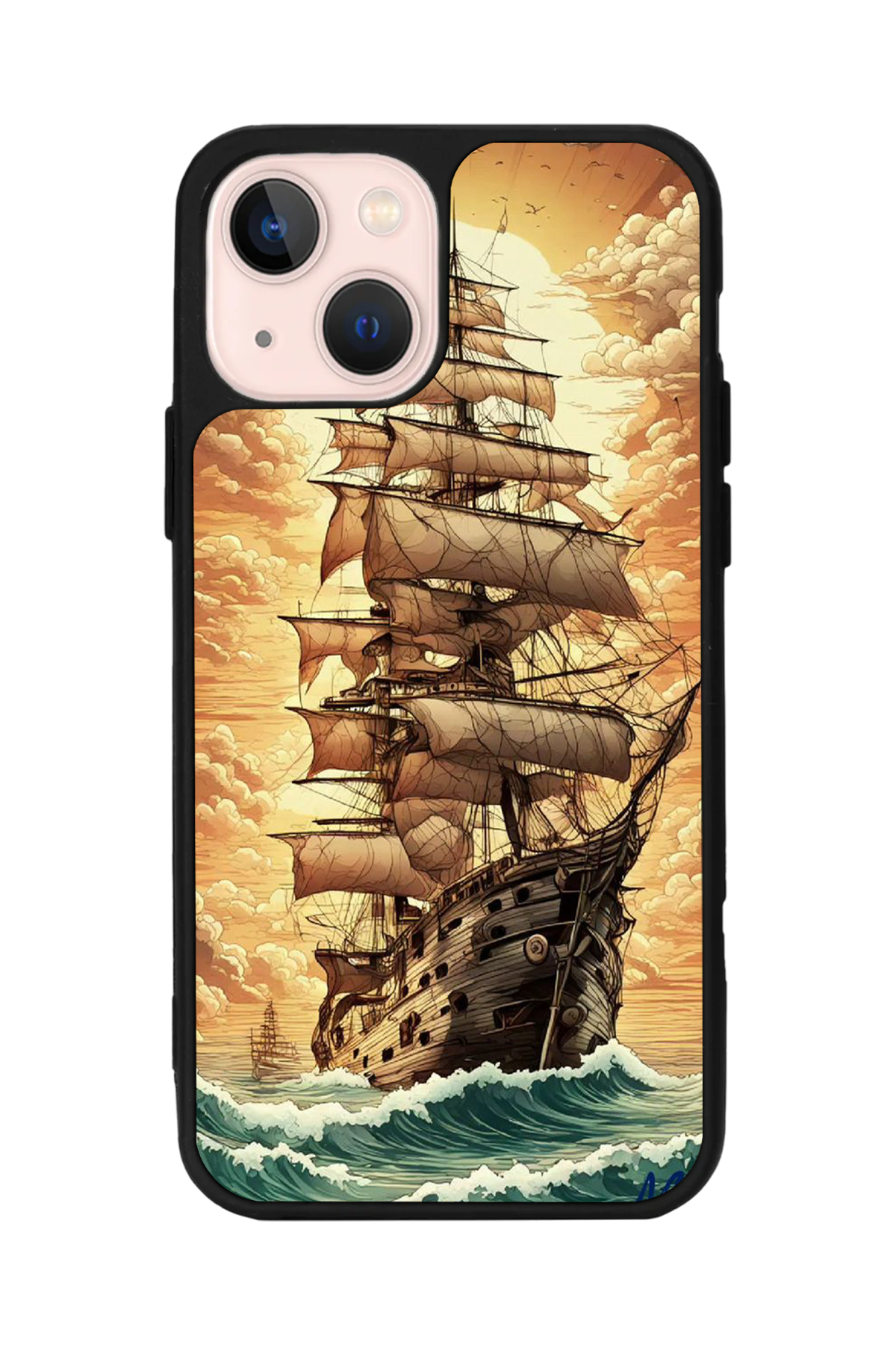 iPhone 15 Plus Uyumlu Korsan Tasarımlı Glossy Premium Kılıf