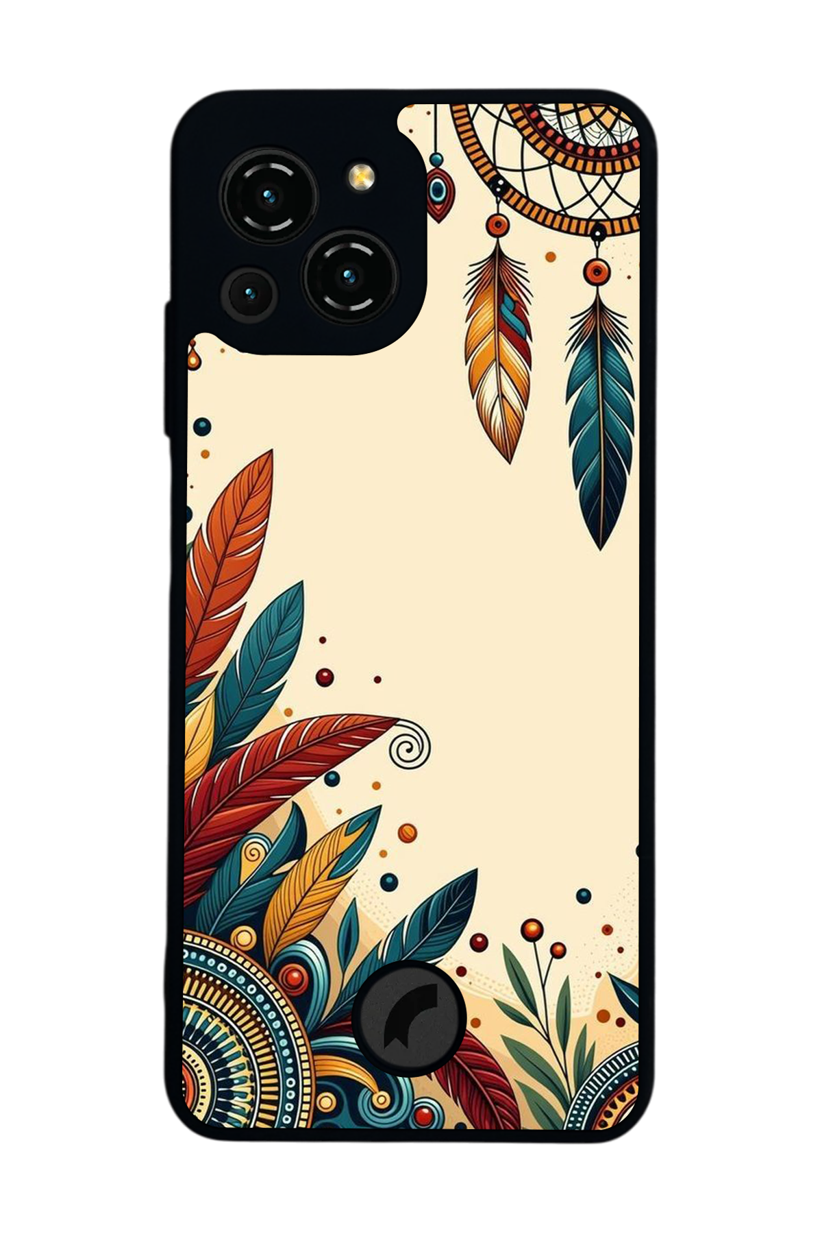 Reeder S23 Pro Max Uyumlu Mandala Tasarımlı Glossy Premium Kılıf