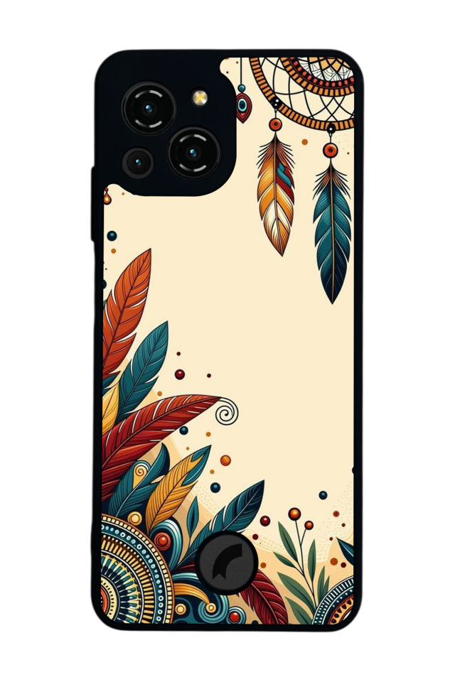 Reeder S23 Pro Max Uyumlu Mandala Tasarımlı Glossy Premium Kılıf