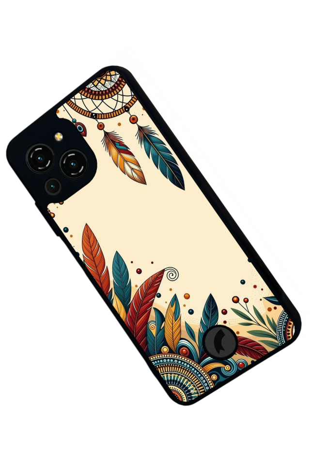 Reeder S23 Pro Max Uyumlu Mandala Tasarımlı Glossy Premium Kılıf