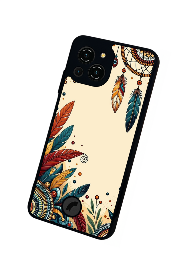 Reeder S23 Pro Max Uyumlu Mandala Tasarımlı Glossy Premium Kılıf