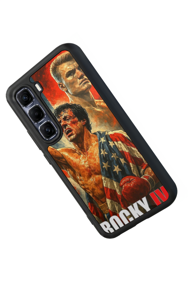 Infinix Hot 60 Pro Plus Uyumlu Rocky Tasarımlı Glossy Premium Kılıf