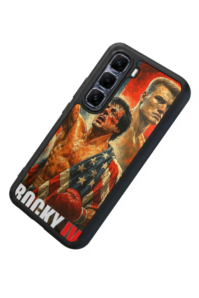 Infinix Hot 60 Pro Plus Uyumlu Rocky Tasarımlı Glossy Premium Kılıf