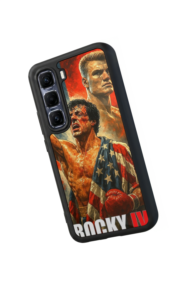 Infinix Hot 60 Pro Plus Uyumlu Rocky Tasarımlı Glossy Premium Kılıf