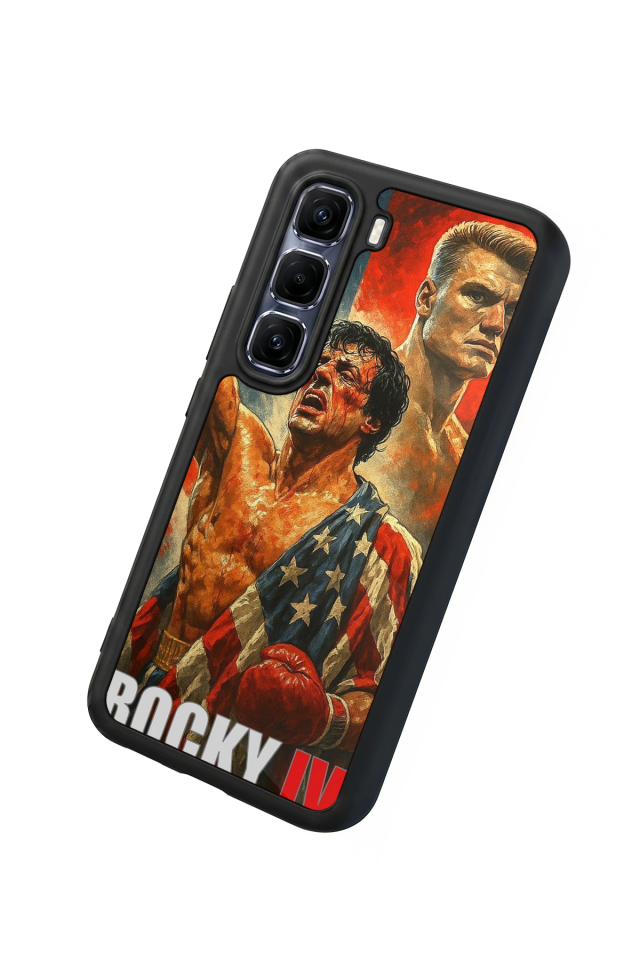 Infinix Hot 60 Pro Plus Uyumlu Rocky Tasarımlı Glossy Premium Kılıf