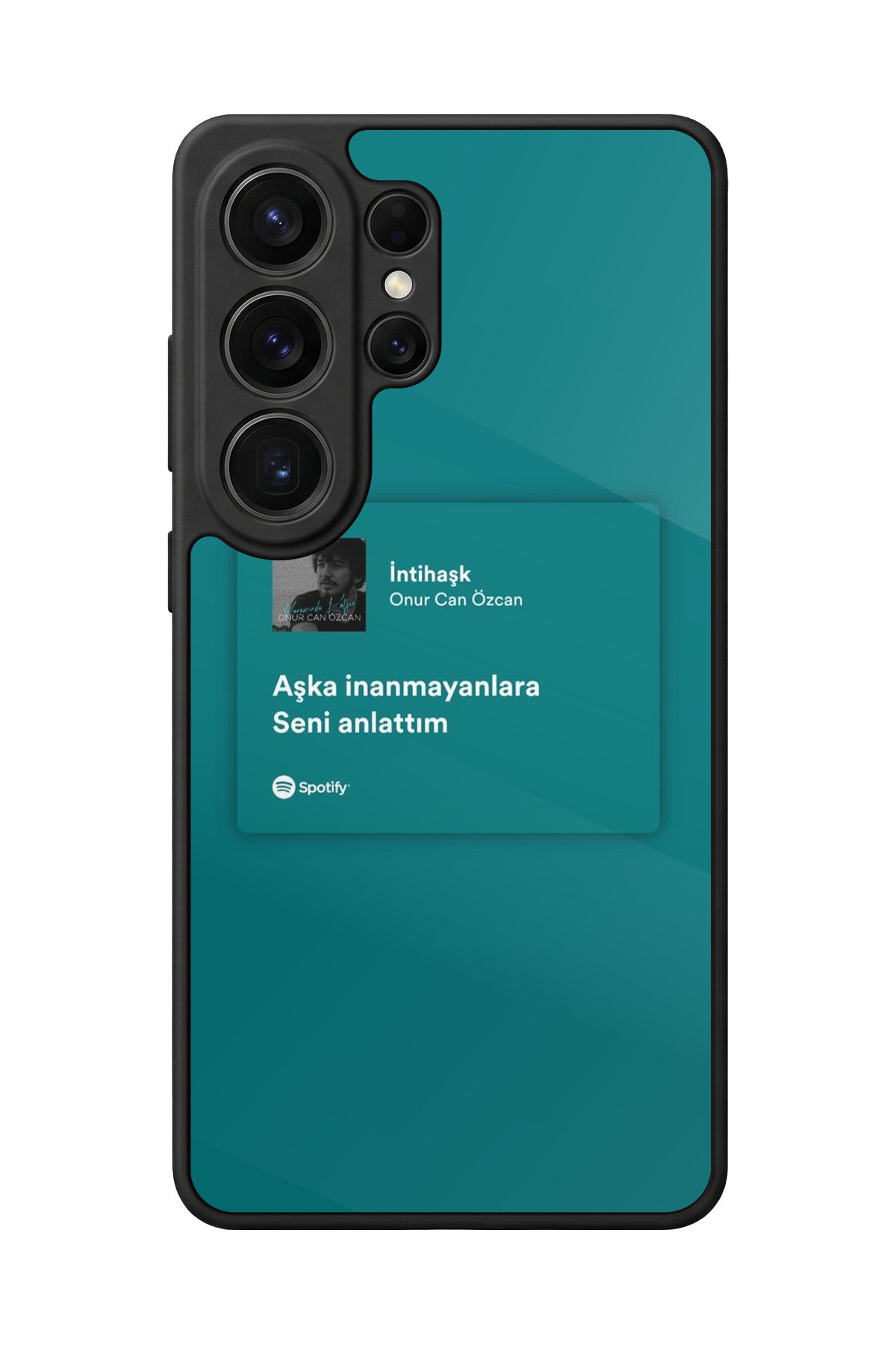Samsung Galaxy S26 Ultra Uyumlu Sarki Sozleri Tasarımlı Glossy Premium Kılıf
