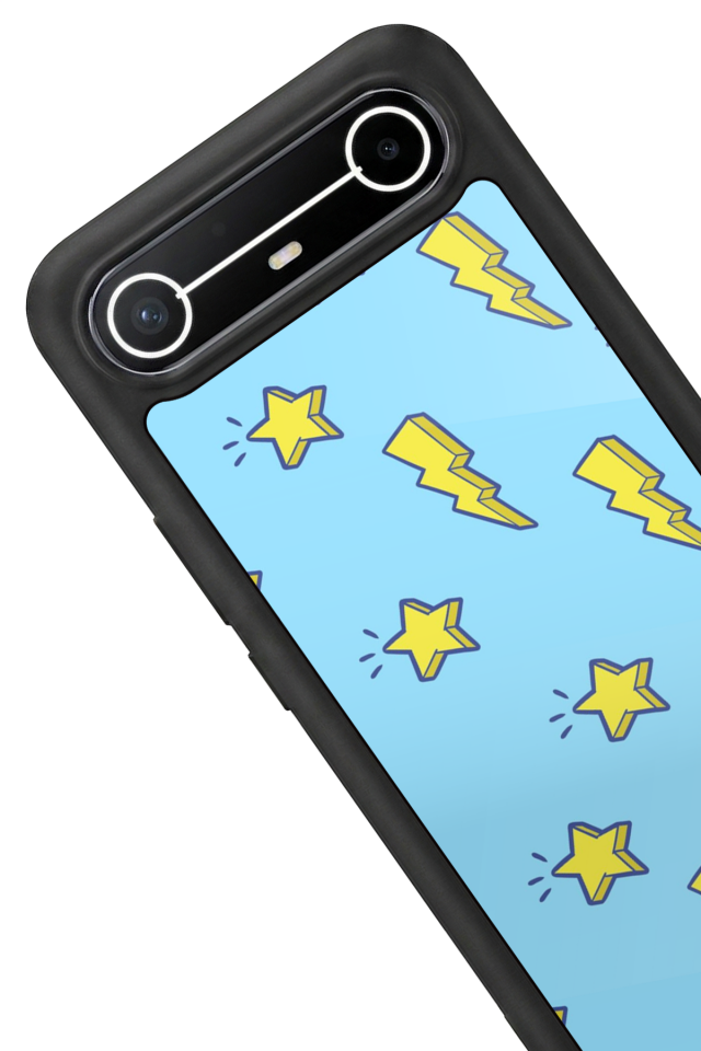 Tecno Spark Slim 5G Uyumlu Simsek Tasarımlı Glossy Premium Kılıf