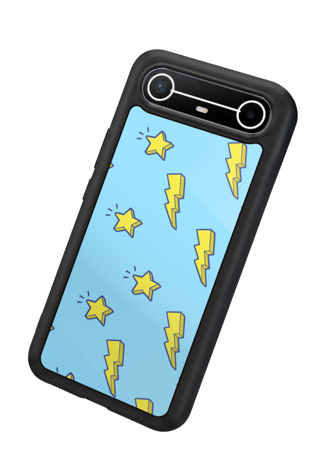 Tecno Spark Slim 5G Uyumlu Simsek Tasarımlı Glossy Premium Kılıf