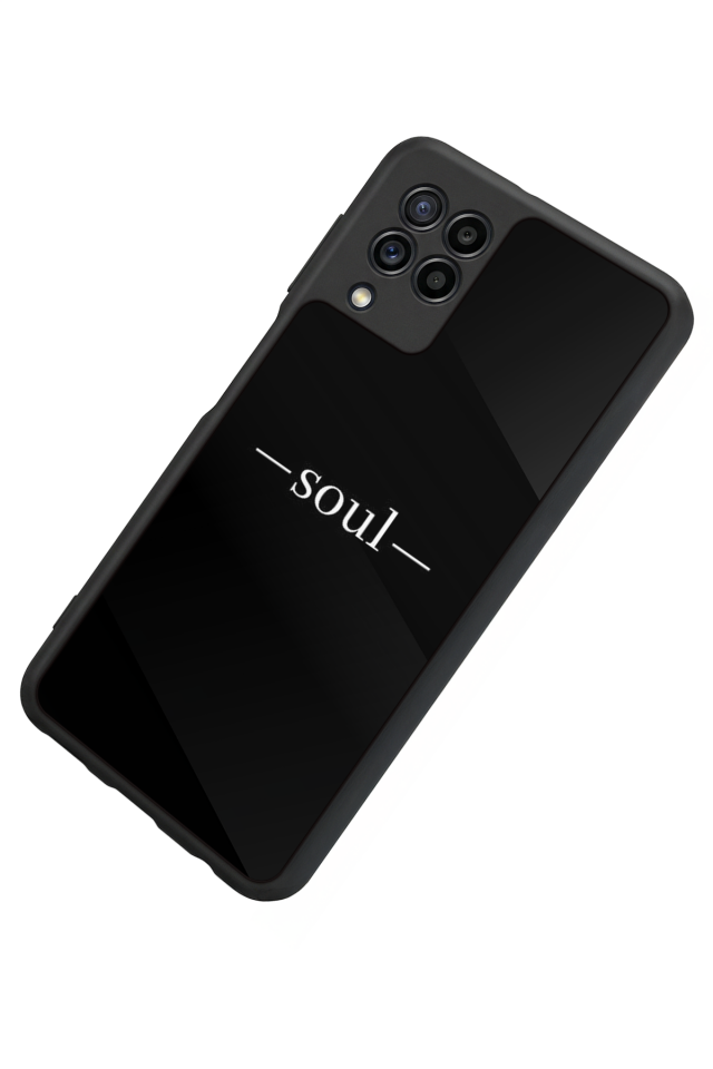 Samsung Galaxy M22 Uyumlu SOUL Tasarımlı Glossy Premium Kılıf