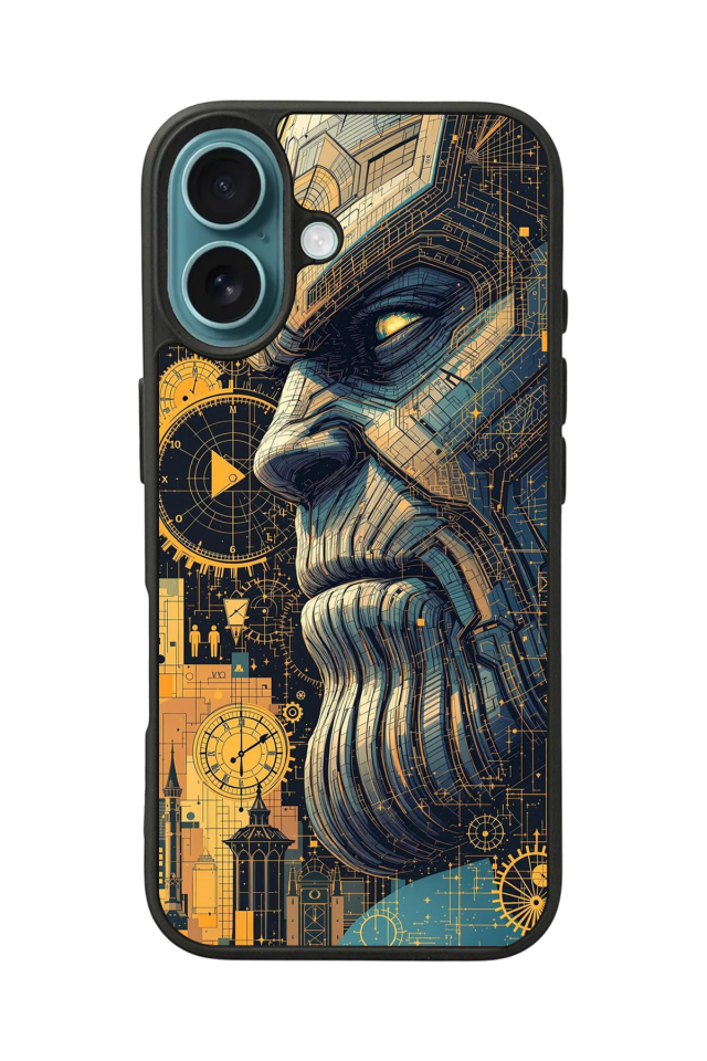 iPhone 16 Plus Uyumlu Thanos Tasarımlı Glossy Premium Kılıf