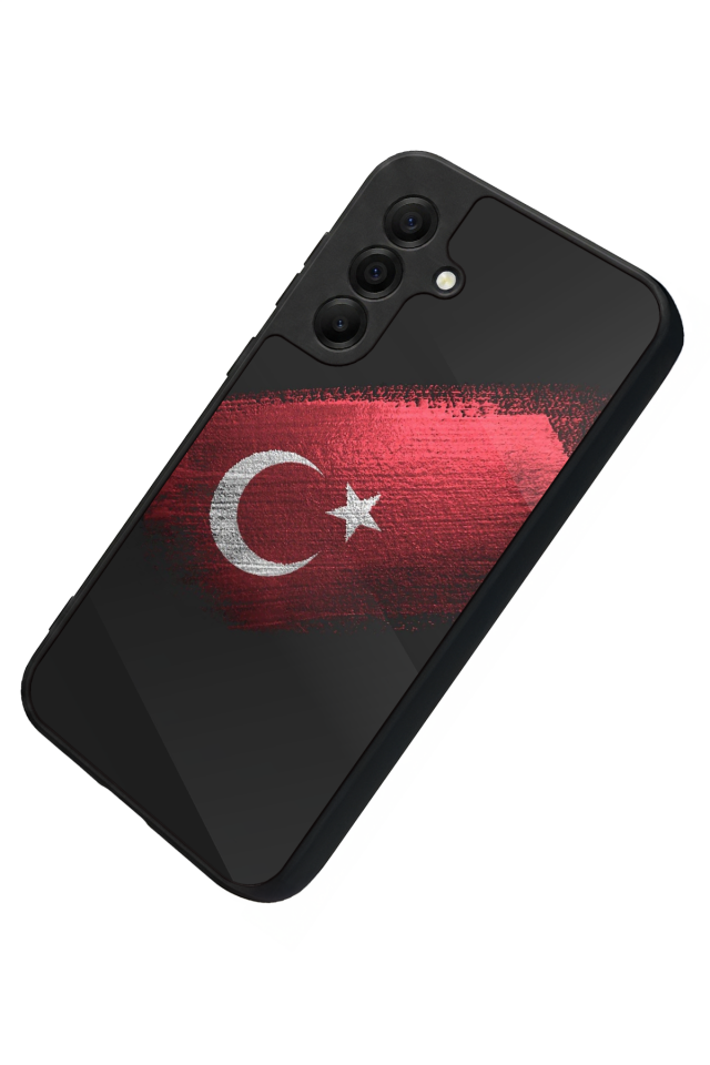 Samsung Galaxy A17 Uyumlu Türk Bayragi Tasarımlı Glossy Premium Kılıf