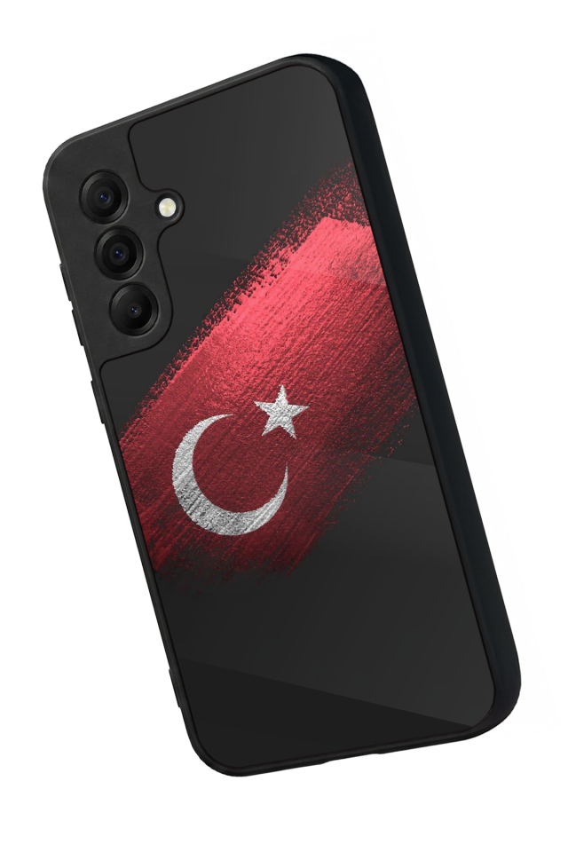 Samsung Galaxy A17 Uyumlu Türk Bayragi Tasarımlı Glossy Premium Kılıf