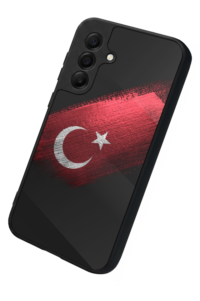 Samsung Galaxy A17 Uyumlu Türk Bayragi Tasarımlı Glossy Premium Kılıf