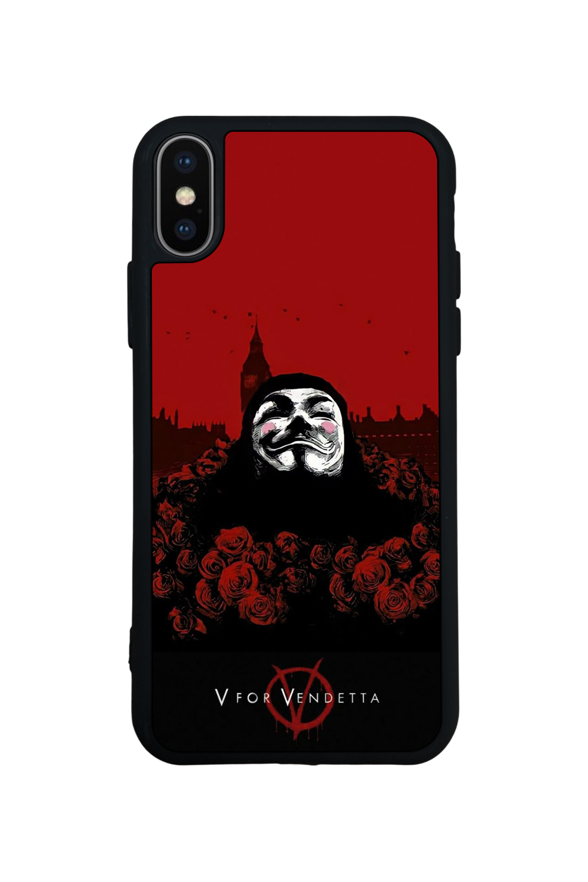 iPhone XS Max Uyumlu Vendetta Tasarımlı Glossy Premium Kılıf
